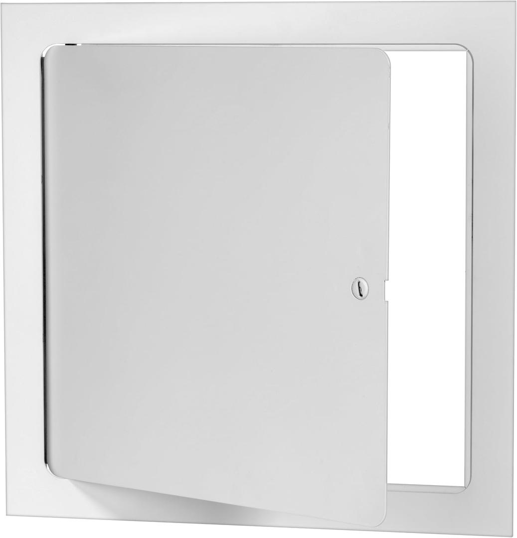 Premier 5000 Series Commercial Grade Steel Access Door, 16 x 16 Flush Universal Mount, White (Screwdriver Latch)