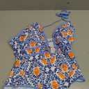 CUPSHE Double Dusk Black One-piece Swimsuit in Blue, XL