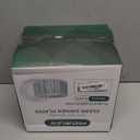 FOCUSLINE 100 Count Clear Plastic Plates 9 Inch, Disposable Heavy Duty Dinner Plates- Premium Hard Plastic Plate Fancy Disposable Clear Plates for Weddings, Parties and Events