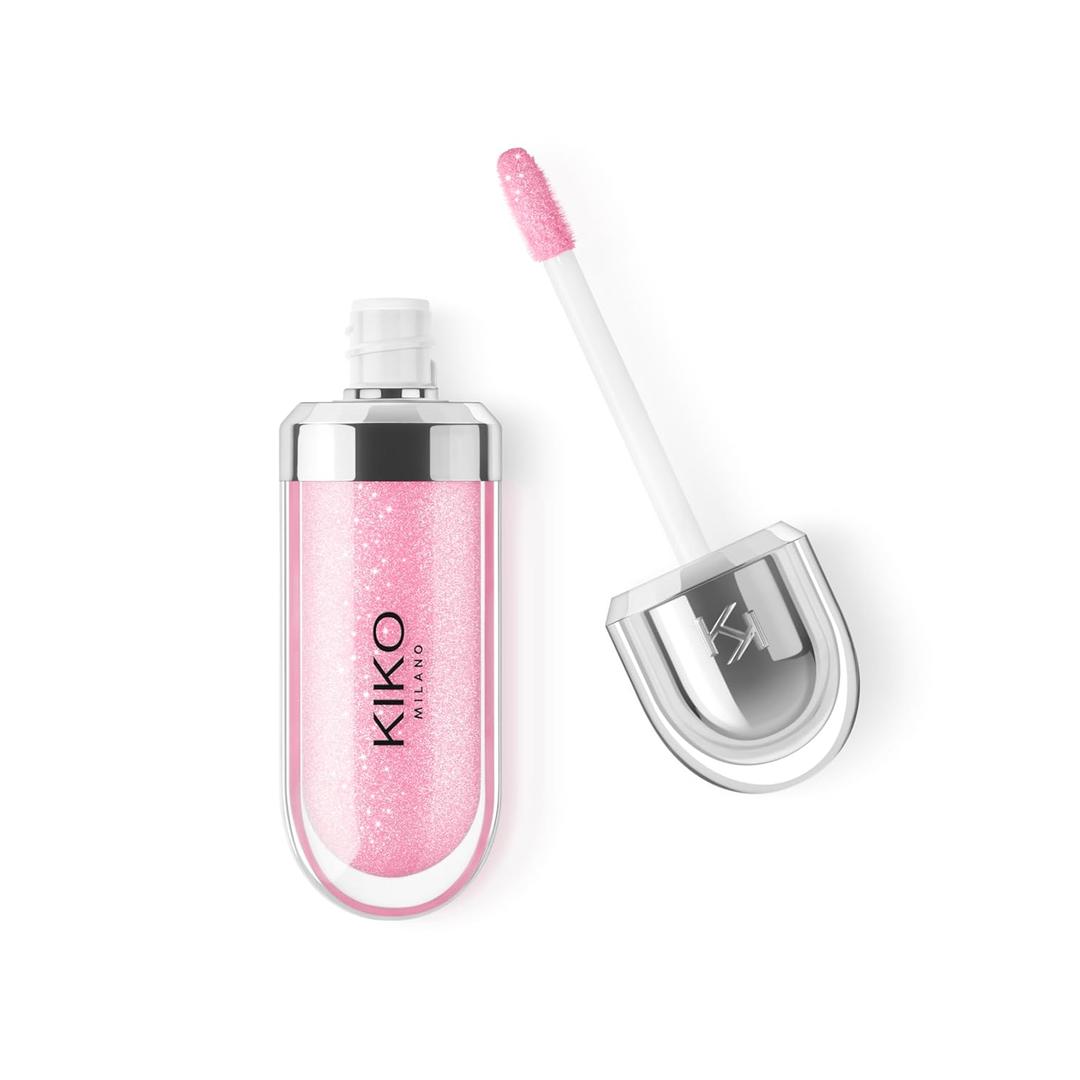 KIKO Milano 3D Hydra Lip Gloss  High Shine, Hydrating, Plumping, Non-Sticky, Moisturizing Lip Makeup (05 Pearly Pink)