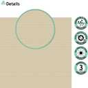 SunnyRoyal 8'x25' Sun Shade Fabric Roll UV Block Shade Cloth Sun Screen Pergola Shade Cover for Outdoor Patio Backyard Garden (Beige)
