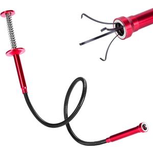 Bendable Flexible Magnetic Pickup Tool, 24'' Four Claw Grabber Tool, Accurate Pick Up In Narrow Space for Engine Bay/Home Sink/Drain/Earring/Keys/Metal Objects (Magnetic orientation)