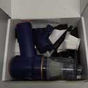 KMM Handheld Car Vacuum Cleaner, 9000Pa Vacuum Cleaner and Air Duster, 120W High Power Hand Held Vacuum with LED Light and Multi-Nozzles for Car, Home, Office, Pet (Blue)