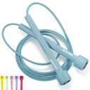 SPORTBIT Adjustable Jump Rope for Speed Skipping. Lightweight Jump Rope for Women, Men. Skipping Rope for Fitness. Speed Jump Rope for Workout, Women Exercise (Mint)