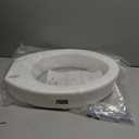 Carex Toilet Seat Riser, Elongated Raised Toilet Seat Adds 3.5 inches to Toilet Height, for Assistance Bending or Sitting, 300 Pound Weight Capacity Toilet Riser