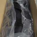 Anbte 4ft Low Folding Picnic Table, Thicker Aluminum Small Camping Table with Storage Bag, Portable Handle, Lightweight, for Camping Beach Party Picnic Floor, 45.67" x 15.7" x 10.3", Black