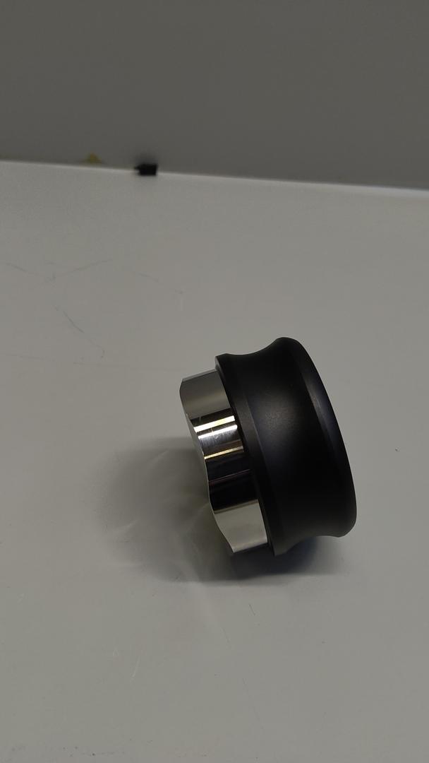  Palm Tamper, Espresso Tamper Built-In 30lb Spring with Stainless Steel Flat Base, Barista Coffee Hand Leveler Tamper Compatible with 54mm Breville Portafilter (53.3mm Flat Base)