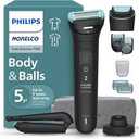 Philips Norelco Body Groomer 7000 Series, Waterproof Men's Full Body Groomer with Travel Case, Triple Protect Shave System & Body Hair Trimmer with Contour-Following 2D Flexing Head, BG7490/50
