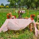 2 x DOLOPL Pink Table Runner for Bridal Shower Decorations,10FT  Blush Pink Cheese Cloth Table Runner for Baby Shower, Wedding, Gender Reveal Party Decorations