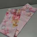 7x5ft Pink Merry Christmas Backdrop for Photography Pink Happy Birthday Happy New Years Background Supplies Christmas Trees Coloured Ribbon Deer Decorations Banner Photo Props