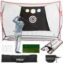 Golf Hitting Net with Putting Mirror, 10×7ft
Heavy Duty, Indoor & Outdoor Use, Easy to Assemble