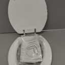 Glacier Bay Lift-Off Elongated Closed Front Toilet Seat in White