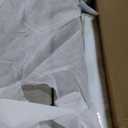 GAOMON Full Canopy Bed Frame with Upholstered Headboard, Four Poster Design, Button Tufted, and Slide Rail, No Box Spring Required, Wooden Slatted Structure, Beige