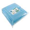 MED PRIDE Disposable Chux Pads 23in X 36in, Super Absorbent Bed Pads for Incontinence, Underpads for Adults, Kids, Pets (100 Count (Pack of 1) Blue/White)