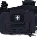 Outdoor Tactical Field-Ready Molle Pouch Quick First Aid Pouch Two-Component Organizer System with Ruggedized Carry Dense Rubber Grip Handle Bag Molle Accessories