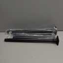 Shower Curtain Rod Adjustable 31-79", Anti-Rust Shower Rod & Spring Tension Shower Rod No Drill, Black Shower Curtain Rod for Bathroom Tension Rod