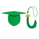 FtyFty Unisex Adult Matte Graduation Cap with Tassel Year Charm 2025  5 Pack