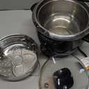 Aroma Housewares Select Stainless Rice Cooker & Warmer with Uncoated Inner Pot, 3-Cup(uncooked)/6-Cup(cooked)/ 1.2Qt, ARC-753SGB, Black