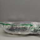 White and Black Marble Texture Kitchen Rugs Microfiber Floor Mats Marbling Cushioned Carpet Runner Rug for Laundry Bathroom Living Room, 2 Piece Set 17"X 47" + 17"X 30"