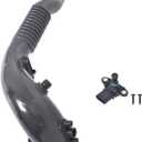 labwork Intercooler Air Intake Duct Hose Left Replacement for BMW X3 3.0L L6 2011-2016 13717604033