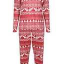 Fashion Pajamas Women's Long Sleeve Sleepwear with Long Pants, Medium