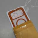 Miracase for iPhone 17 Pro Max Case 6.9" Full-Body Phone Case with Built-in Glass Screen Protector& Full Camera Protector,[Magnetic with MagSafe] Drop Proof 17 ProMax Cover, Orange