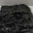 Faux Fur Fabric Craft Fur for Crafts,Gnomes,Costume,Fursuit,Decoration,6018 Inch(Half Yard, Black)