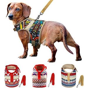 Muttitude World Collection Dog Harness for Small Breeds (Extra Large, Pueblo) XL