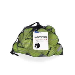 GAMMA Sports Pressureless Tennis-Balls with Mesh Tennis-Ball Bag 19 Pack