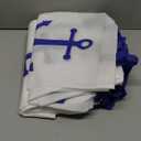 24 Pcs Large Anchor Totes for Summer Cruise Bags Nautical Party Favors Non Woven Cruising Totes for Cruise Wedding Party