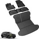 Floor Mats for 2023-2025 2026 Kia Sportage Gas Cargo Mat with Backrest Mat - All Weather Floor Liners Cargo Liner with Seat Back Protector Full Set for Sportage Accessories (Not for Hybrid)