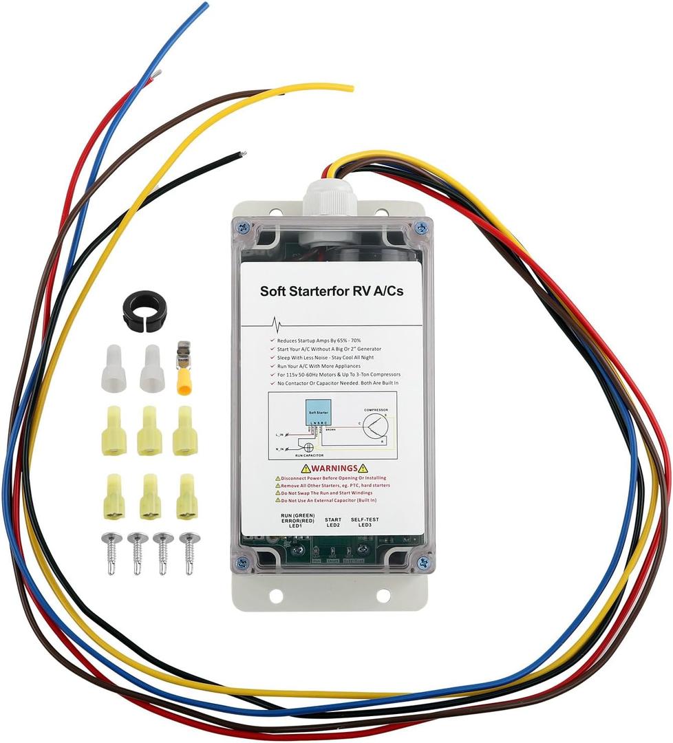 maXpeedingrods Soft Start for RV Air Conditioner, Start Air Conditioning and Electrical appliances for RVs 064-018 HASS-02 SSRV3TDC 064018 HASS02