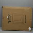 22x28 Frame Set of 2, Rustic Brown Wood Style - Display 18x24 Picture Frame with Mat or 22 x 28 Poster Frame without Mat, Wall Mounting Horizontal and Vertical