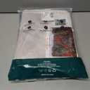 Kate Red Door Christmas Photo Backdrop Rustic Barn Backdrop Christmas Trees Portrait Photography Backgrounds Outside Farm Photo Props for Pictures, 7X5ft