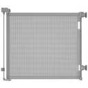 Retractable Baby Gate,Mesh Baby Gate or Mesh Dog Gate,33" Tall,Extends up to 55" Wide,Child Safety Gate for Doorways, Stairs, Hallways, Indoor/OutdoorGrey,33"x55" (Gray)