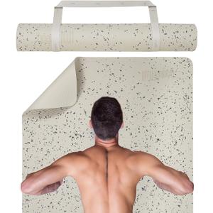 Gogokiwi Extra Wide Yoga Mat for Men Women (72"L x 36"W) Non Slip Fitness & Exercise Mat with Alignment Marks for Yoga, Pilates, Floor Workouts
