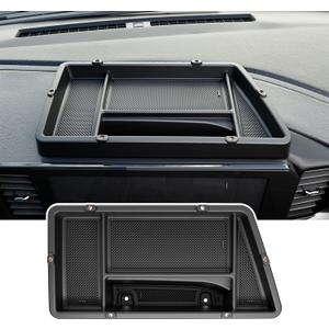 Dashboard Storage Organizer Compatible with 2022-2026 Chevy Silverado GMC Sierra 1500 24-26 2500HD 3500HD Dashboard Storage Tray Replacement for 2022-2026 Chevy Silverado Accessories
