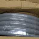 Sealproof 3/4-Inch Non-metallic Liquid-Tight Conduit and Connector Kit, 25 Foot Made in USA Flexible Electrical Conduit Type B with 4 Straight and 2 90-Degree Conduit Connector Fittings, 3/4" Dia