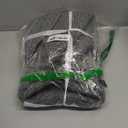 Storage Basket with Lid, Woven Blanket Storage for Living Room, Cute Cotton Rope Bin with Lid, Round Wicker Laundry Basket with Cover, Decorative Kid Dog Toy Box, Nursery Organizer, 15"x13" (Black)