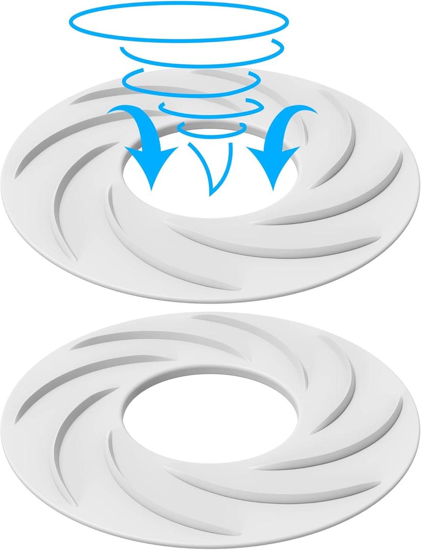 Watayo 2 PCS Pool Skimmer Basket Turbocharger, 8 Inch Pool Skimmer Basket Vortexes, Pool Cleaner Basket Fittings for In Ground Pool Reduce Cleaning Times
