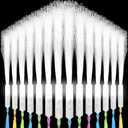 HQDD 100 PCS White Fiber Optic Wands, LED Fiber Wands, Wedding Party Supplies, Glow Fiber Wands Sticks, Flashing LED Wands, Fiber Optic Light Wand Stick for Glow Party, Bar Dj, Halloween and New Year Multicolor