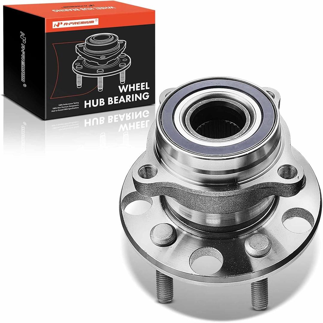 A-Premium Rear Wheel Bearing and Hub Assembly with 5-Lug Compatible with Lexus is F 2008-2014, IS250/IS350 2006-2015, GS F 2016-2020, GS300 2006, GS350, GS430, GS450h, GS460, RC F