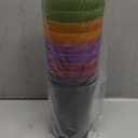 Premium 32-ounce Large Cups, Multicolor Plastic Tumblers BPA Free Set of 12 for Indoor Outdoor Use (Multicolors)