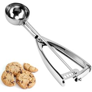 Cookie Scoop, Ice Cream Scoop, 18/ 8 Stainless Steel, Cookie Scoops for Baking, 2Tbsp/ 30ml/ 1oz Cookie Dough Scoop, Ice Cream Scooper with Trigger Release, Cookie Scooper for Baking(#40)