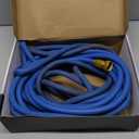 Garden Hose 100FT, Lightweight & Flexible Water Hose with 10-Pattern Nozzle - Fittings for Yard, Lawn, Car Washing (Blue, All-Weather)
