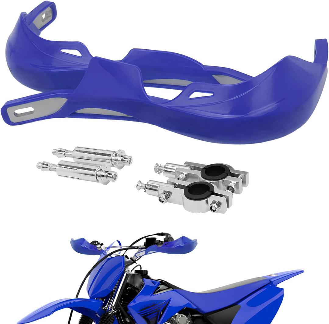 USTPO Dirt Bike Hand Guards Motorcycle Handguards Universal 7/8" 22mm 1 1/8" 28mm Bar for TTR 125 YZ125 YZ250 YZ250F YZ450F TTR230 WR250F WR450F YFZ450 Dirt Pit Bike ATV Motocross Blue