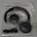 JBL Tune 500 - Wired on-Ear Headphones, JBL Pure Bass Sound, 1-Button Remote/Mic, Tangle-Free Flat Cable, Lightweight and Foldable Design, Ask Siri or Google Now (Black)