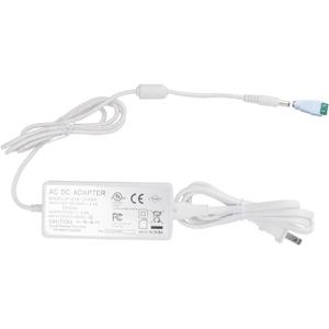 Litever Power Supply, LED Transformer, White, 12VDC 3 Amps,110VAC to 12V DC, Max Output 3A, 36W. Standard 110VAC US Input Plug, 5.5mm x2.1mm Output Connector, for LED Light Strip and More