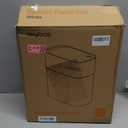 JUDRDO 3.5 Gallon Slim Automatic Trash Can for Bathroom,Touchless Diaper Trash Can with Trash Bag Auto-adsorption Technology,Motion Sensor Diaper Garbage Bins for Bedroom Office Kitchen Toilet (White-n21)