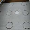 DreamLine SlimLine 32 in. D x 42 in. W x 2 3/4 in. H Center Drain Single Threshold Shower Base in White, DLT-1132420